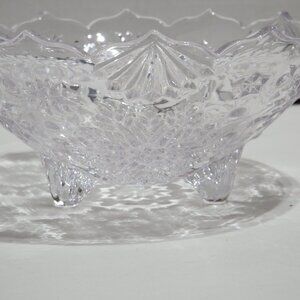 Mikasa Snowflake crystal bowl